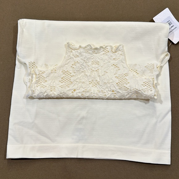 Off-White Mock Neck Camisole - Picture 2 of 2